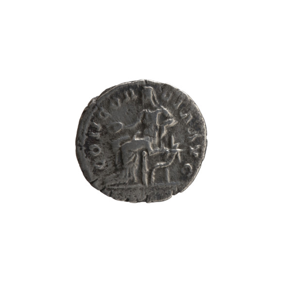 Denarius, Antoninus Pius (86–161; Roman emperor 138–161) — issuer. Obverse: Bust of Faustina I in