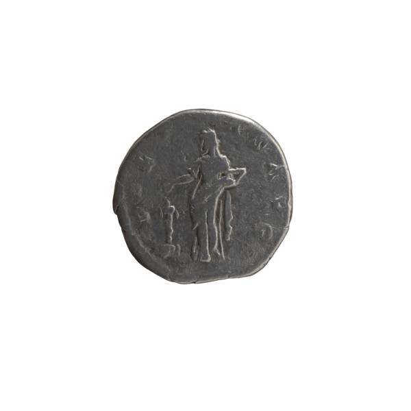 Denarius, posthumous issue for Faustina the Elder (98–141; Roman empress 138–141), struck under