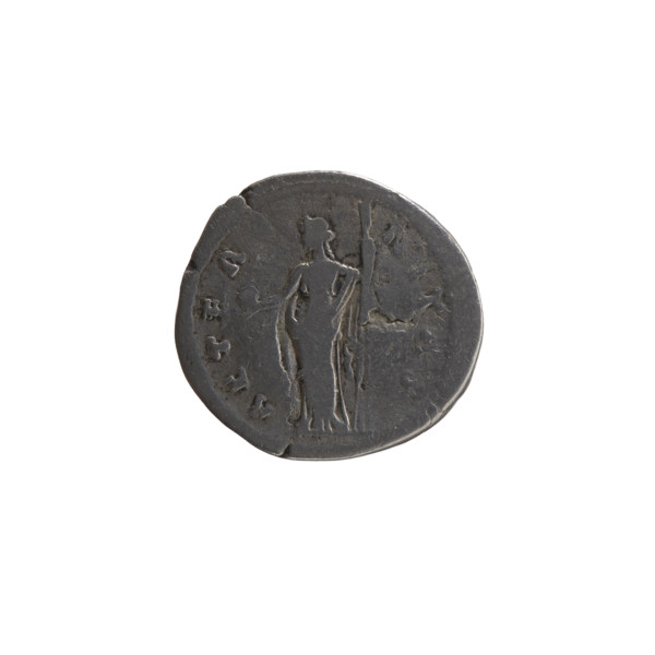 Denarius, Faustina the Elder (98–141; Roman empress 138–141), posthumous issue under Antoninus Pius