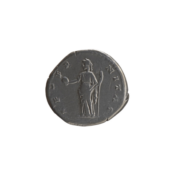 Denarius, posthumous issue for Faustina the Elder (98–141; Roman empress 138–141), issuer Antoninus