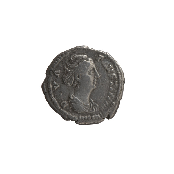 Denarius, posthumous issue for Faustina the Elder (98–141; Roman empress 138–141), issuer Antoninus