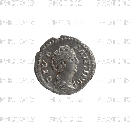 Denarius, posthumous issue of Faustina the Elder (98–141; Roman empress 138–141); issuer Antoninus