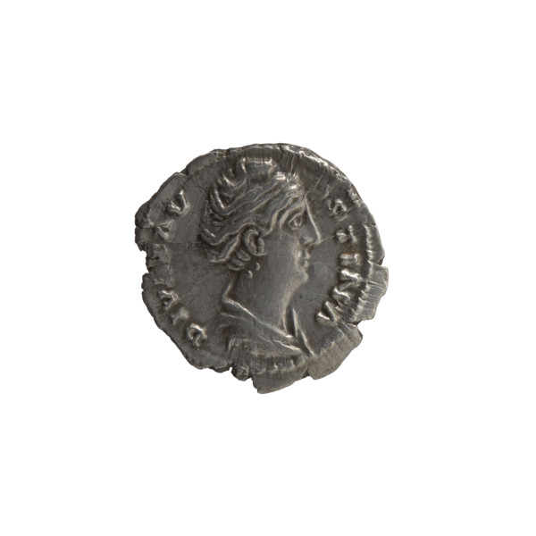 Denarius, posthumous issue of Faustina the Elder (98–141; Roman empress 138–141), issuer Antoninus