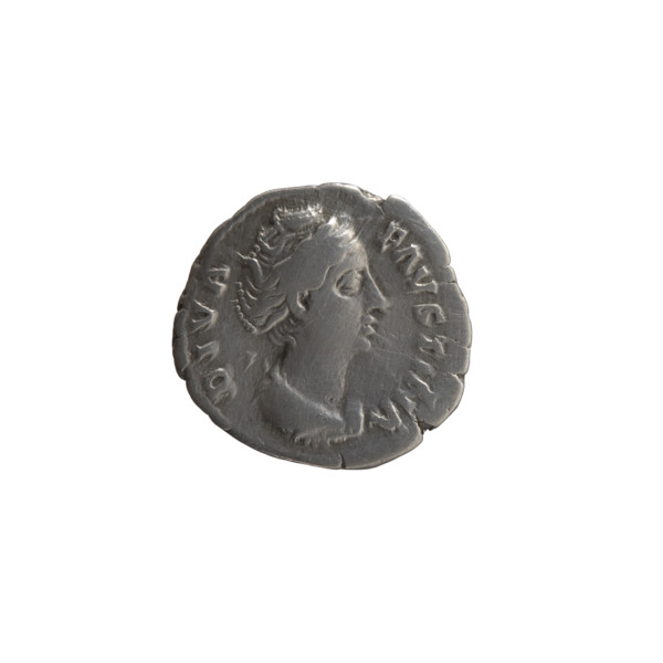Denarius, Antoninus Pius (86–161; Roman emperor 138–161), issuer; posthumous depiction of Faustina