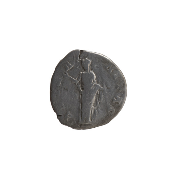 Denarius, posthumous issue of Faustina the Elder (98–141; Roman empress 138–141), issuer Antoninus