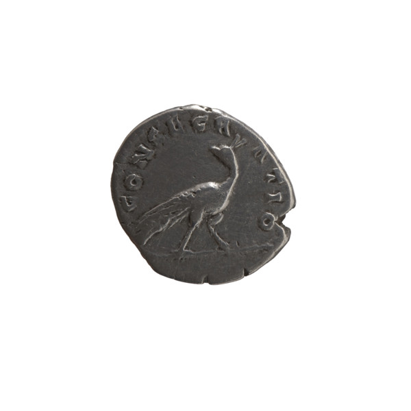 Denarius, posthumous issue for Faustina the Elder (98–141; Roman empress 138–141), struck under