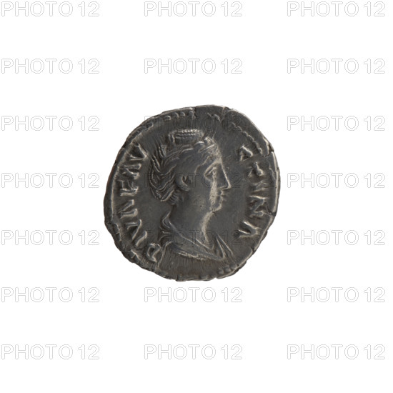 Denarius, posthumous issue for Faustina the Elder (98–141; Roman empress 138–141), struck under