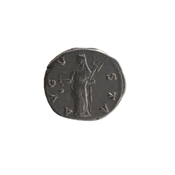 Denarius, posthumous issue for Faustina the Elder (98–141; Roman empress 138–141), issued under