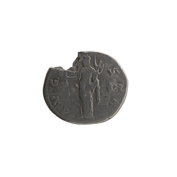Denarius, posthumous issue of Faustina the Elder (98–141; Roman empress 138–141), issuer Antoninus