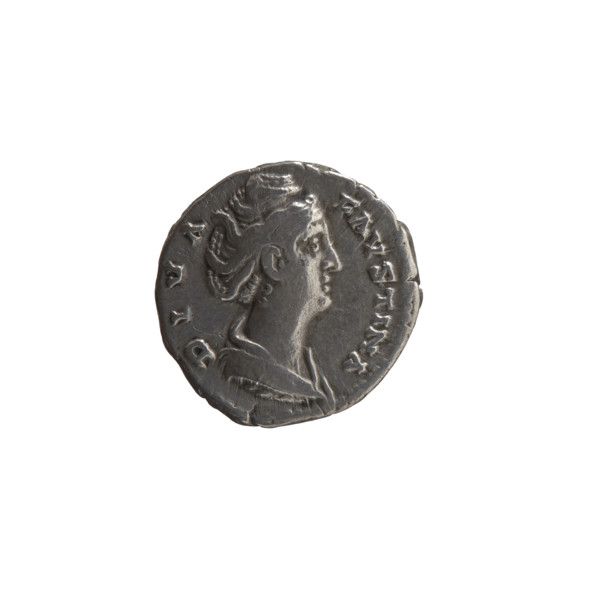 Denarius, posthumous issue for Faustina the Elder (98–141; Roman empress 138–141); issuer: