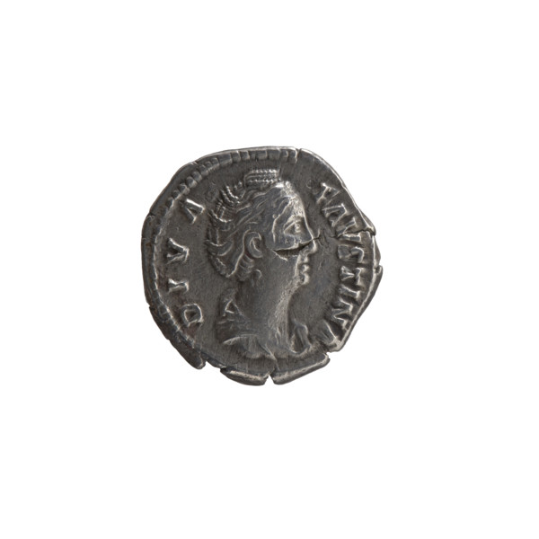 Denarius, posthumous issue for Faustina the Elder (98–141; Roman empress 138–141), issued under