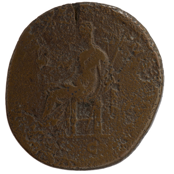 Sestertius, posthumous issue for Faustina the Elder (98–141; Roman empress 138–141); issuer: