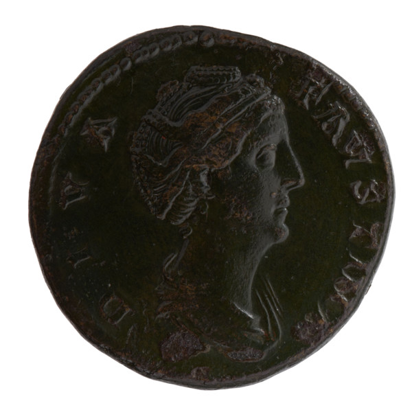 Sestertius, Faustina the Elder (98–141; Roman empress 138–141) (posthumously), issuer Antoninus