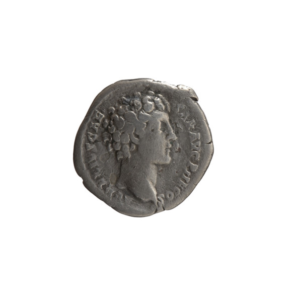 Denarius, Marcus Aurelius (121–180; Roman emperor 161–180), issued under Antoninus Pius (86–161;