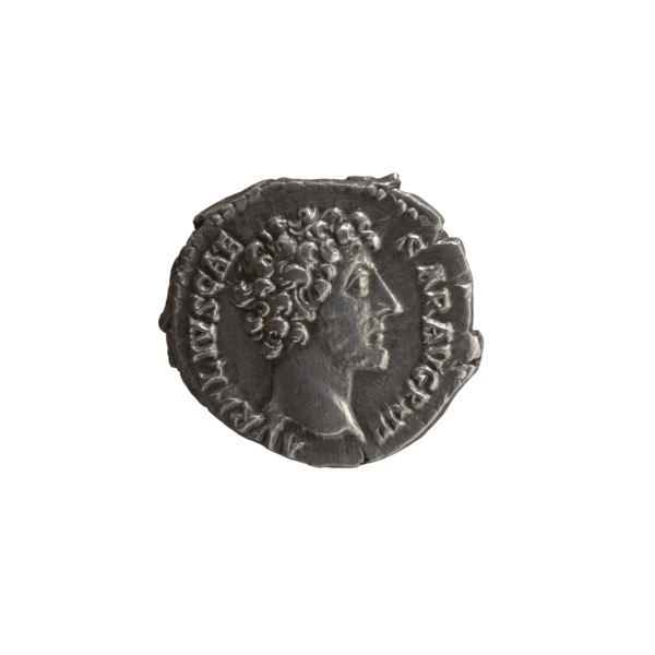 Denarius, Marcus Aurelius (121–180; Roman emperor 161–180), caesar 139–161; issuer: Antoninus Pius