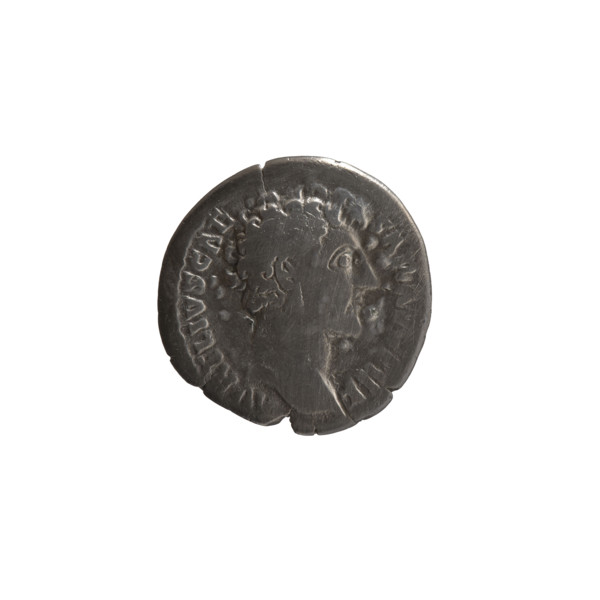 Denarius, Marcus Aurelius (121–180; Roman emperor 161–180), caesar 139–161; Antoninus Pius (86–161;