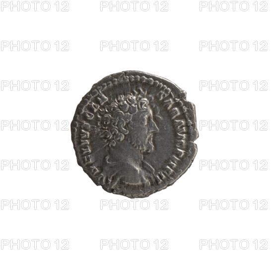 Denarius, Marcus Aurelius (121–180; Roman emperor 161–180), caesar 139–161; issuer: Antoninus Pius