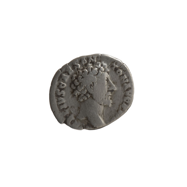 Denarius, Marcus Aurelius (121–180; Roman emperor 161–180), caesar 139–161; Antoninus Pius (86–161;