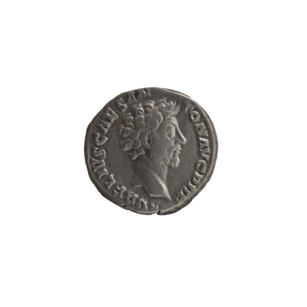 Denarius, Marcus Aurelius (121–180; Roman emperor 161–180), caesar 139–161; Antoninus Pius (86–161;