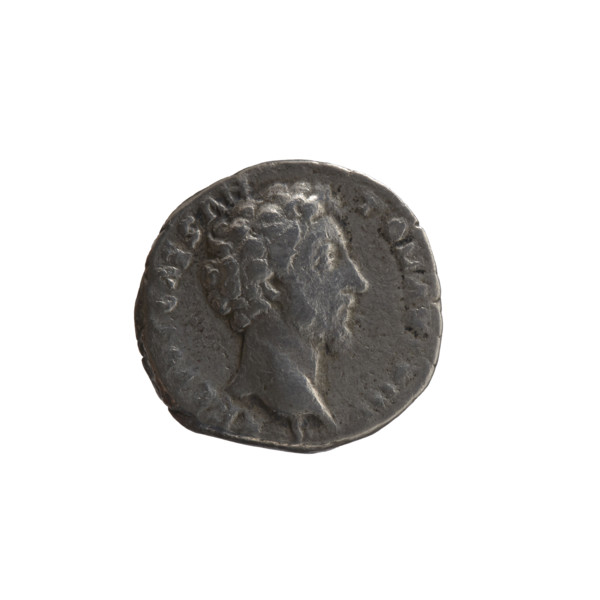 Denarius, Marcus Aurelius (121–180; Roman emperor 161–180), issued under Antoninus Pius (86–161;
