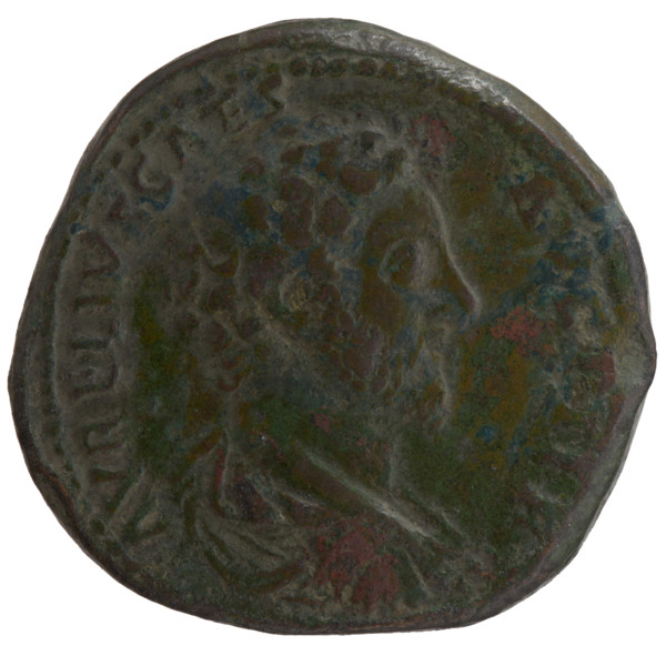Sestertius, Marcus Aurelius (121–180; Roman emperor 161–180), (caesar 139–161); issuer: Antoninus