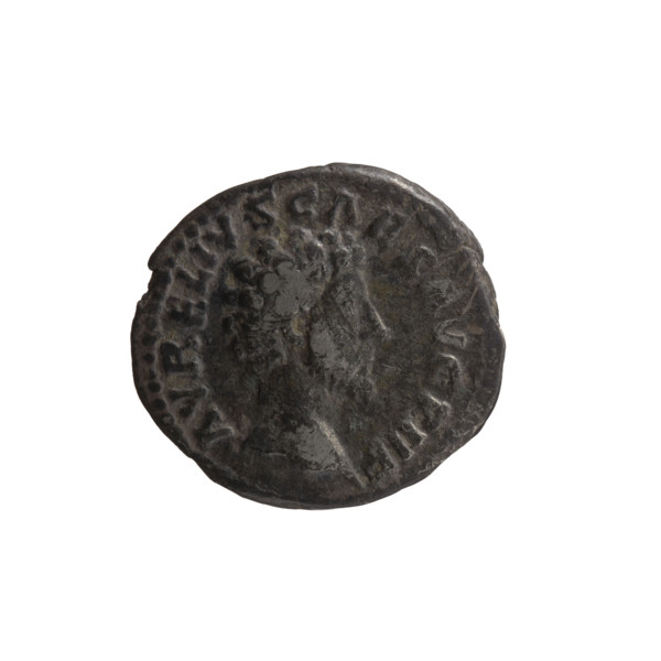 Denarius; Marcus Aurelius (121–180, Roman emperor 161–180; caesar 139–161) and Antoninus Pius