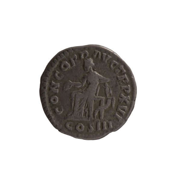 denarius, Marcus Aurelius (121–180; Roman emperor 161–180), issuer; obverse: head of Marcus