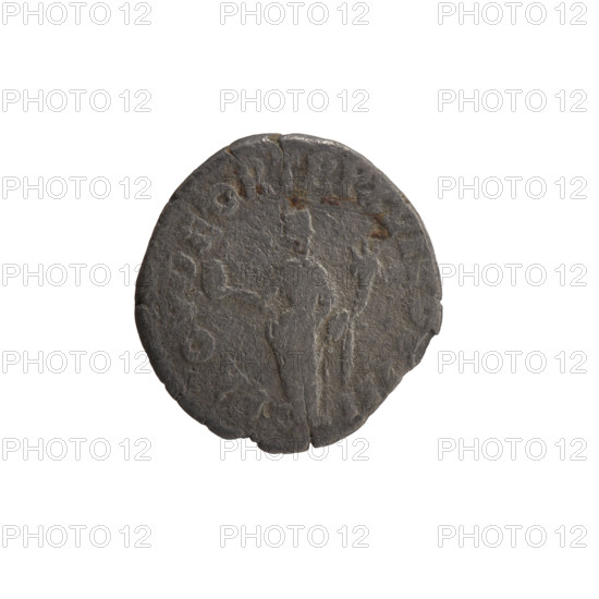 Denarius of Marcus Aurelius (121–180; Roman emperor 161–180). Obverse: Head of Marcus Aurelius with