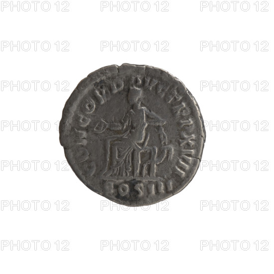 Denarius, Marcus Aurelius (121–180; Roman emperor 161–180), issuer. Obverse: Head of Marcus