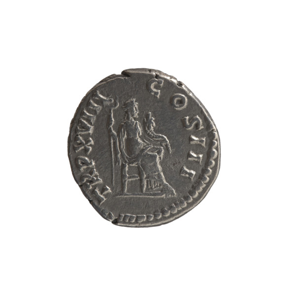 Denarius, Marcus Aurelius (121–180; Roman emperor 161–180), issuer. Obverse: Bust of Marcus