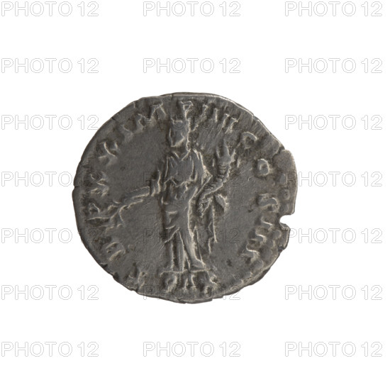Denarius, Marcus Aurelius (121–180; Roman emperor 161–180), issuer; obverse: Head of Marcus