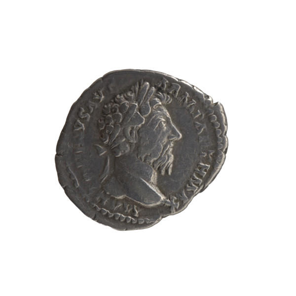 Denarius, Marcus Aurelius (121–180; Roman emperor 161–180), issuer Marcus Aurelius; obverse: head