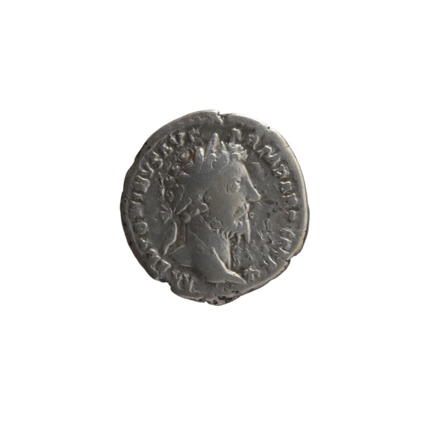 Denarius, Marcus Aurelius (121–180; Roman emperor 161–180), issuer Marcus Aurelius; obverse: head