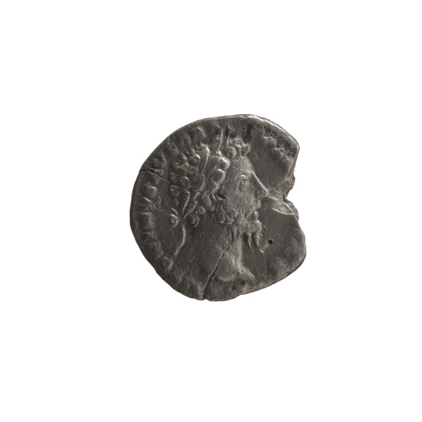 Denarius, Marcus Aurelius (121–180; Roman emperor 161–180), issuer: Marcus Aurelius; aw: Head of