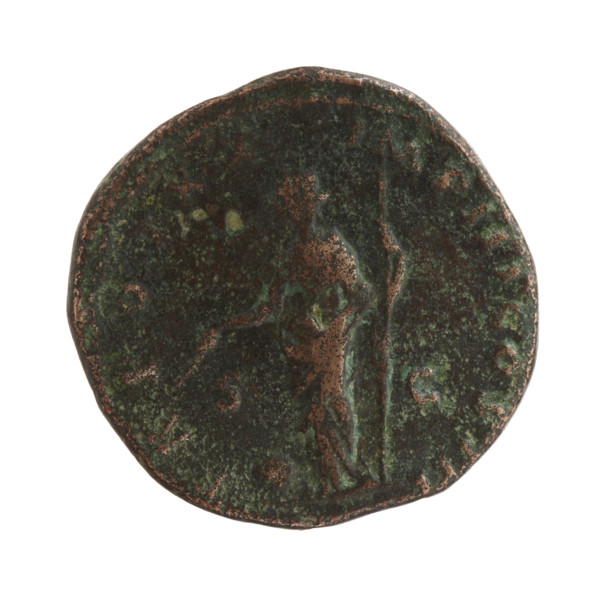 sestertius, Marcus Aurelius (121–180; Roman emperor 161–180) (issuer); obverse: head of Marcus