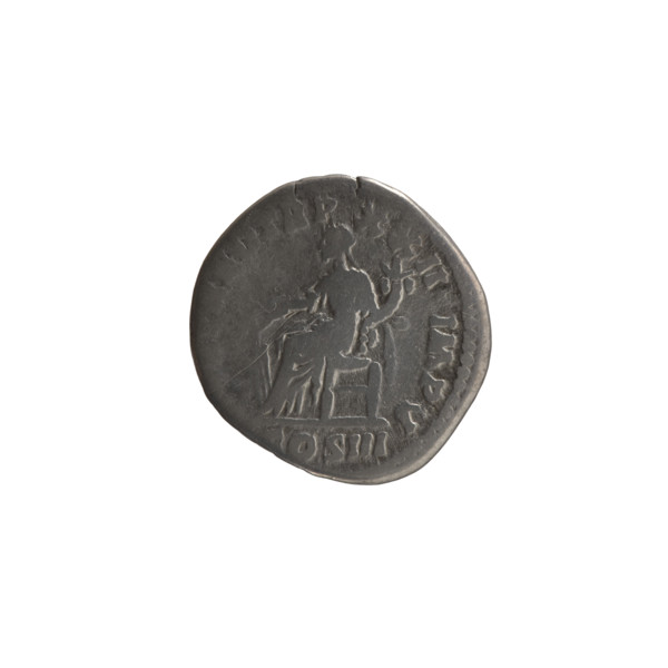 Denarius of Marcus Aurelius (121–180; Roman emperor 161–180), issuer Marcus Aurelius; obverse: head