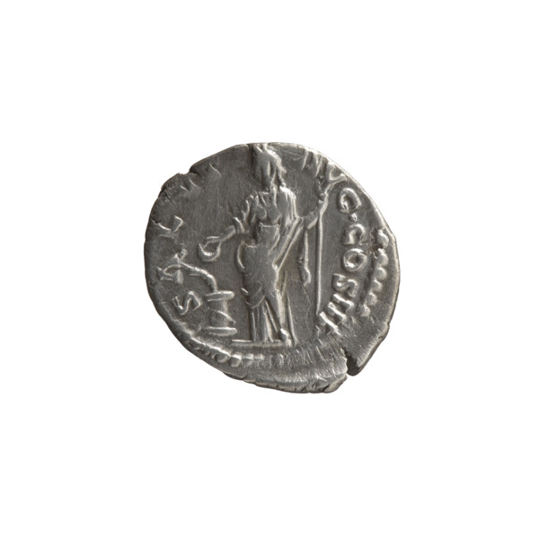 Denarius, Marcus Aurelius (121–180; Roman emperor 161–180), issuer Marcus Aurelius; obverse: head
