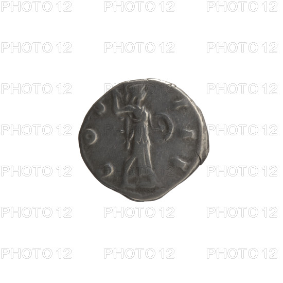 Denarius, Marcus Aurelius (121–180; Roman emperor 161–180), issuer. Obverse: Head of Marcus