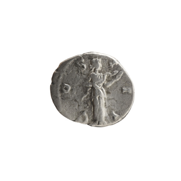 Denarius, Marcus Aurelius (121–180; Roman emperor 161–180), issuer. Obverse: Head of Marcus