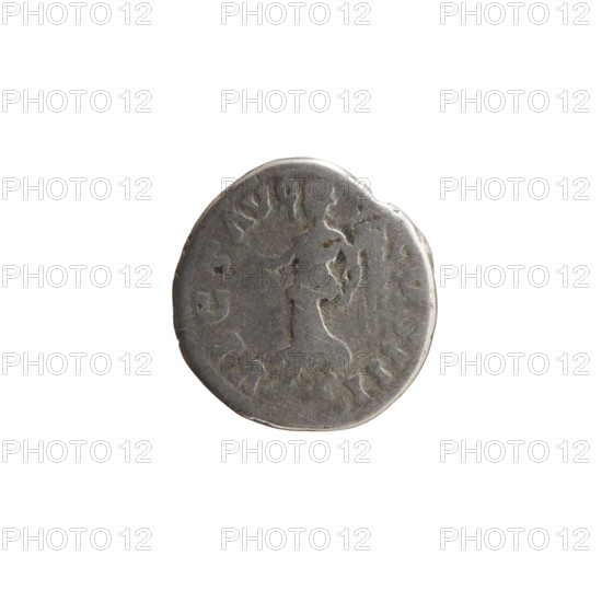 Denarius of Marcus Aurelius (121–180; Roman emperor 161–180), 169–170. Obverse: Head of Marcus