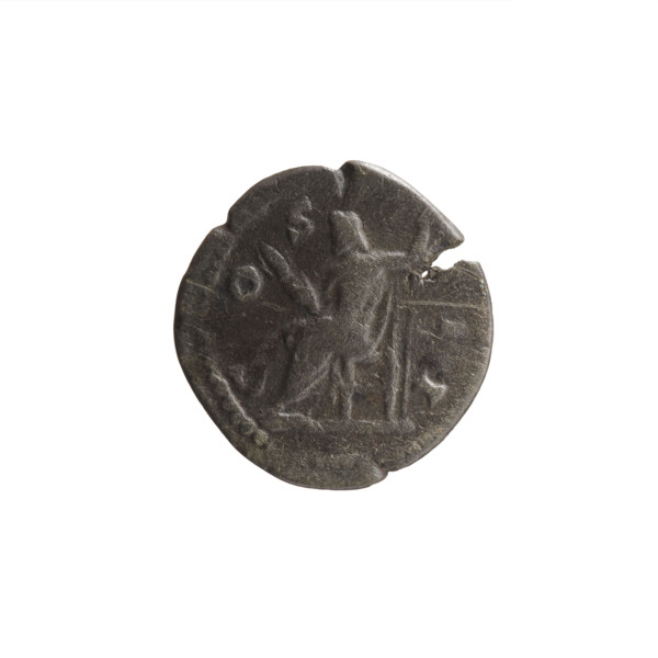Denarius, Marcus Aurelius (121–180; Roman emperor 161–180). Obverse: Head of Marcus Aurelius in a