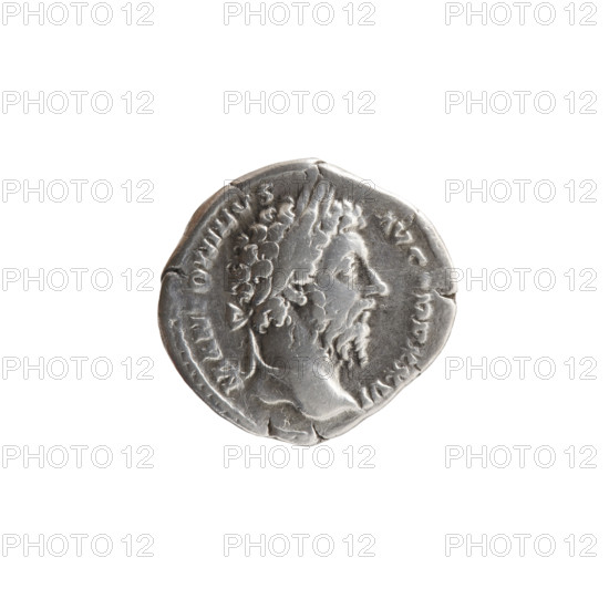 Denarius, Marcus Aurelius (121–180; Roman emperor 161–180), issuer: Marcus Aurelius. Obverse: Head