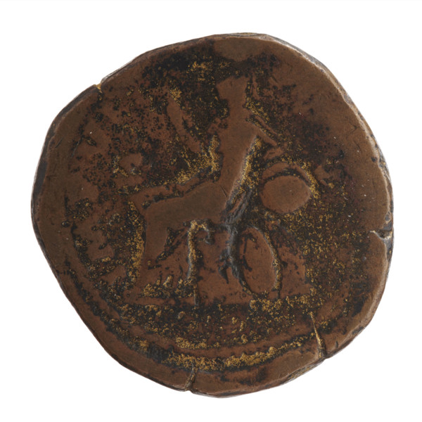 Sestertius of Marcus Aurelius (121–180; Roman emperor 161–180), issuer: Marcus Aurelius. Obverse: