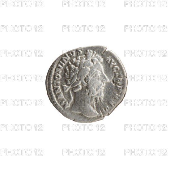 Denarius of Marcus Aurelius (121–180; Roman emperor 161–180), issuer Marcus Aurelius — iconography: