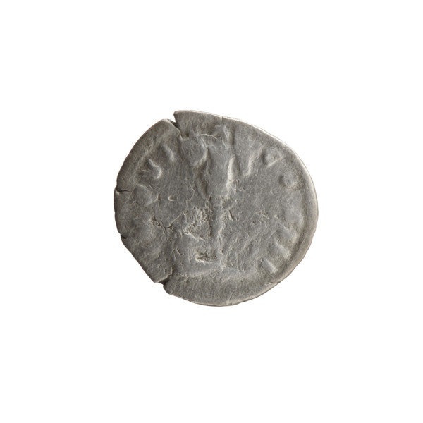 Denarius of Marcus Aurelius (121–180), Roman emperor 161–180. Obverse: head of Marcus Aurelius with