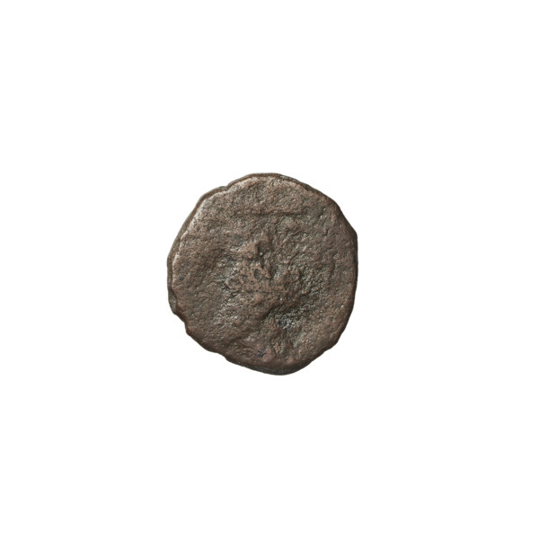 Bronze coin, Phraates IV (37–2 BC). Obverse: diademed head of Phraates IV facing left. Reverse: