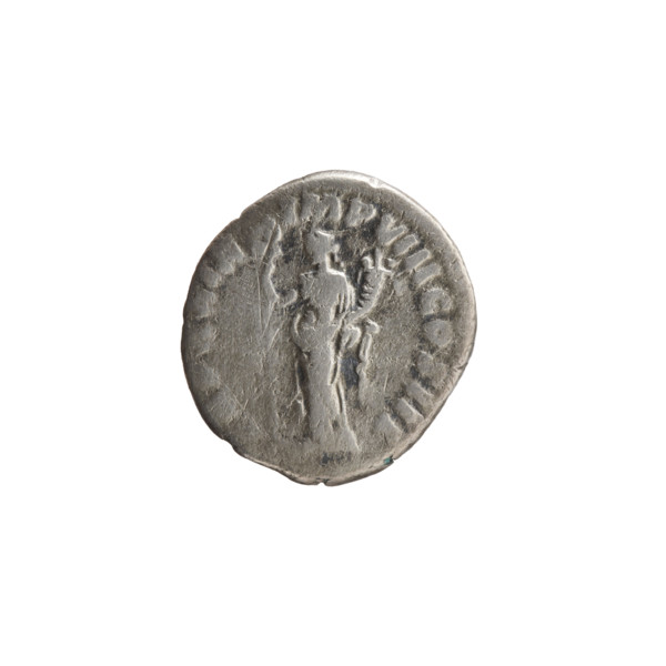 Denarius, Marcus Aurelius (121–180; Roman emperor 161–180), c. 175. Obverse: Head of Marcus