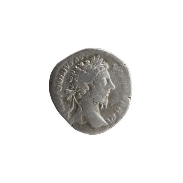 Denarius, Marcus Aurelius (121–180; Roman emperor 161–180), issuer Marcus Aurelius; obverse: head