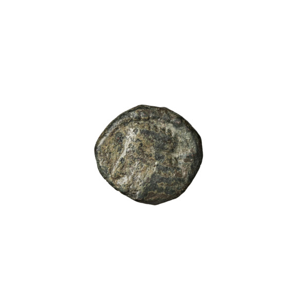 bronze coin, Vardanes I (41–45), diadems, Nike (mythology), heads, Parthian Empire, Iran. Obv.: