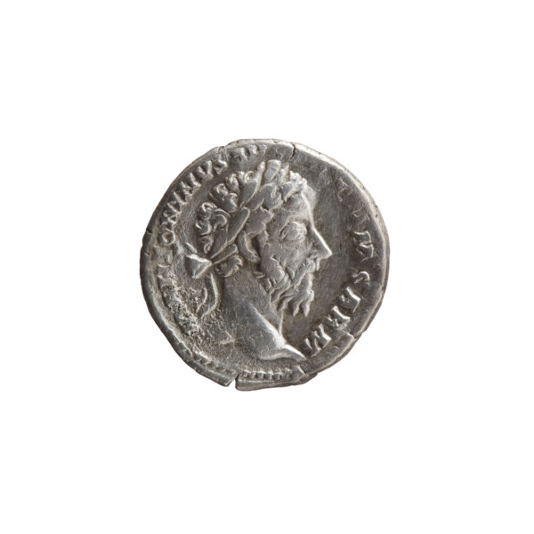 Denarius of Marcus Aurelius (121–180; Roman emperor 161–180), issuer: Marcus Aurelius; obverse:
